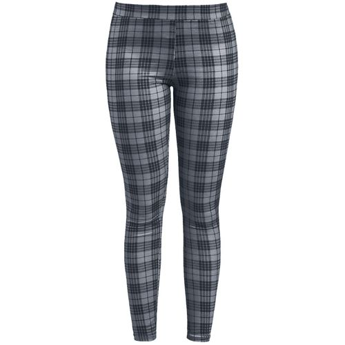 Forplay Checkered Leggings Leggings schwarz grau in 4XL