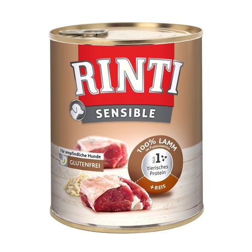 Rinti Sensible Lamm & Reis 12x800g