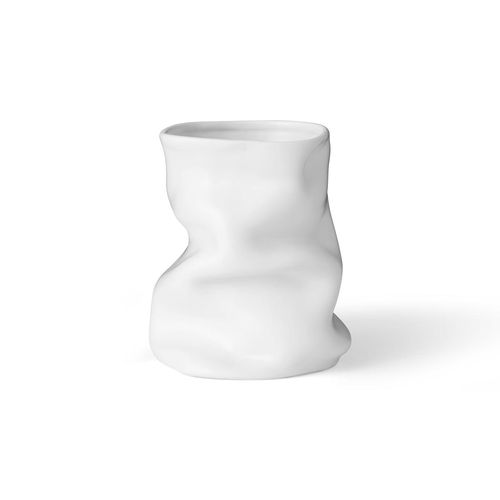 Audo - Collapse Vase, H 20 cm, weiß