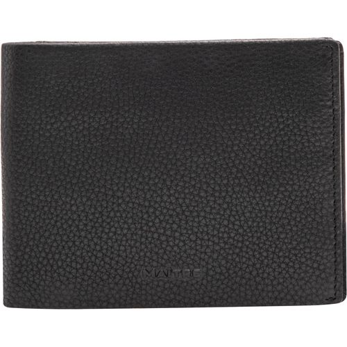 Maître Brieftasche „Gathman“, Leder, uni, für Herren, schwarz