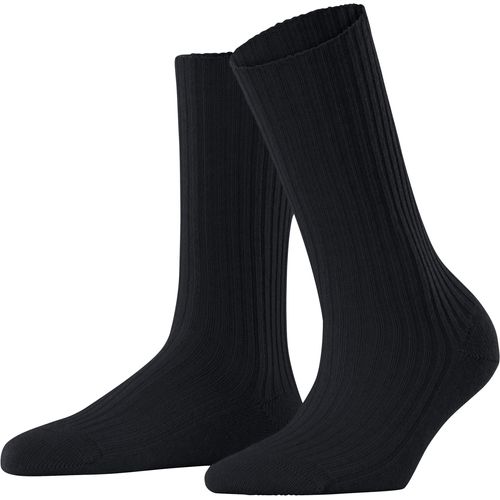 FALKE Cosy Wool Boot Socken, verstärkte Belastungszonen, für Damen, blau, 35-38