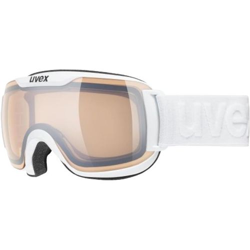Uvex Skibrille „Downhill 2000 S V“, selbsttönend, beschlagfrei, weiß, OneSize