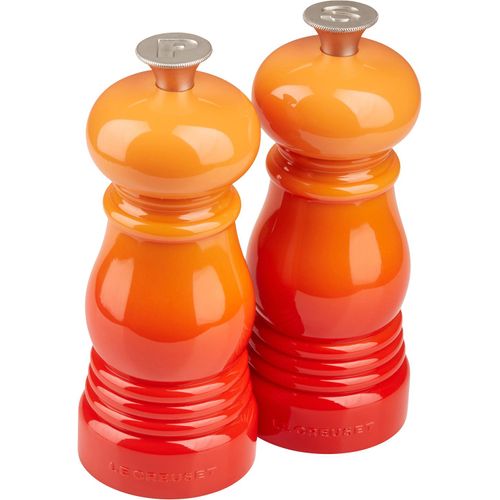 LE CREUSET Pfeffer- und Salz-Mühlen-Set, 2-teilig, orange
