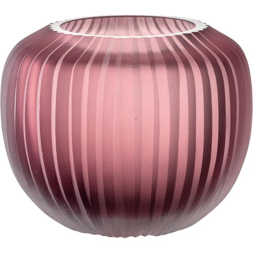 LEONARDO Vase, Glas, rosa