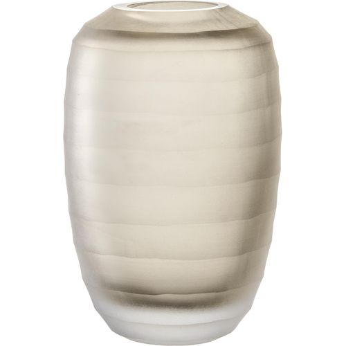LEONARDO Vase, Glas, durchgefärbt, beige