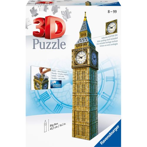 Ravensburger 3D-Puzzle "Big Ben + Uhr", 216 Teile