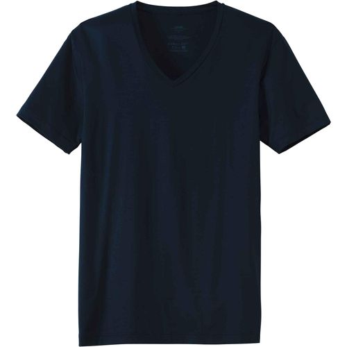CALIDA 100% NATURE T-Shirt, kompostierbar, für Herren, blau, L