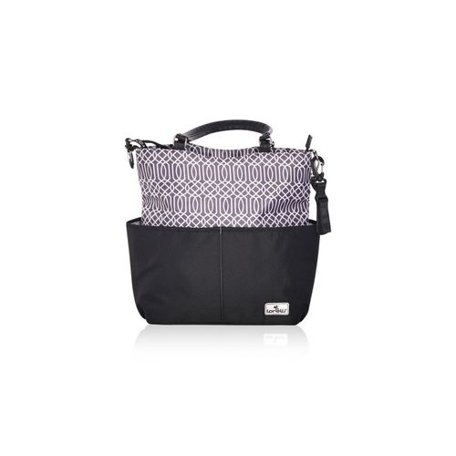 Lorelli Wickeltasche Laura, 2 Außentaschen, Reißverschluss, Wickelunterlage schwarz