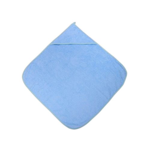 Lorelli Baby-Badehandtuch 80 x 80 cm, Kapuzenhandtuch, Badetuch, ab Geburt blau