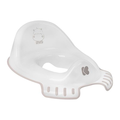 Kikkaboo, Toilettenaufsatz Hippo Toilettensitz, anatomische Form, Spritzschutz beige