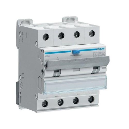 Hager Rcbo 4p 6ka c-13a 30ma 4m