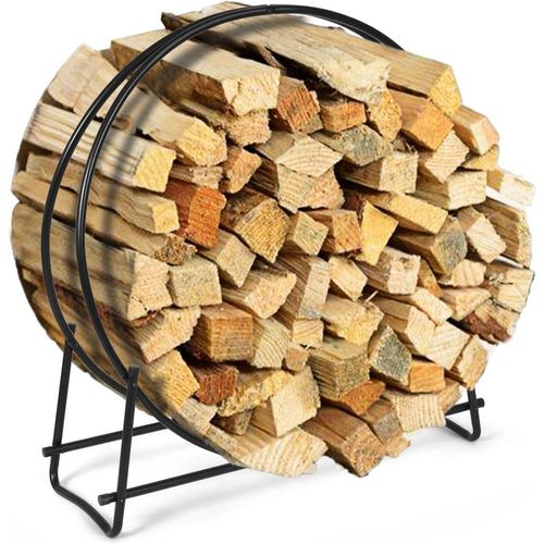 COSTWAY Kaminholzregal Metall, Brennholzregal belastbar bis 200 kg