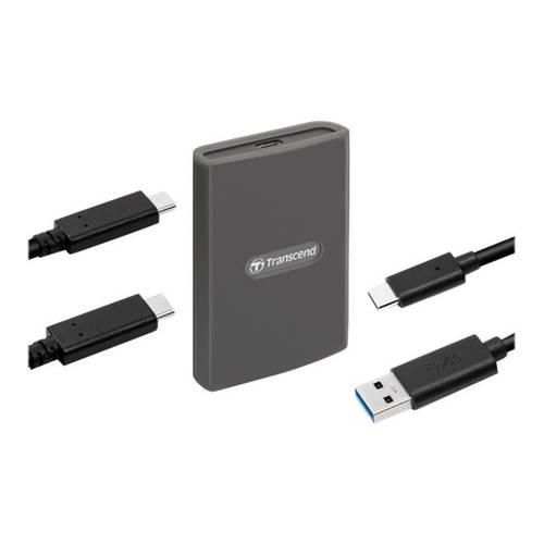 Transcend RDE2 Externer Speicherkartenleser USB 3.2 Gen 2, SD Grau