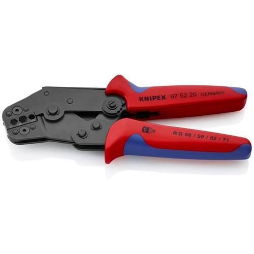 Knipex KNIPEX 97 52 20 Crimpzange Koaxial-Steckverbinder BNC, TNC RG58, RG59, RG62, RG71, RG223