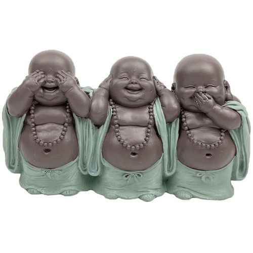 Buddha -Figurenfiguren Buddha Nicht-O-Oir-Spear Green Buddhas 9x5x16cm 26637 – Verde – Signes Grimalt