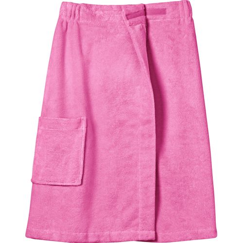 Damen Saunakilt in pink ,Größe 46-54, Witt Weiden, 50% Baumwolle, 50% Polyester