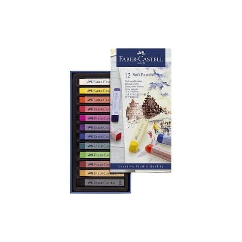 FABER-CASTELL Creative Studio Pastellkreide farbsortiert 12 St.
