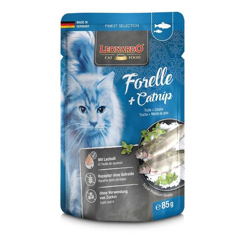 Leonardo Finest Selection Forelle und Catnip 16x85g