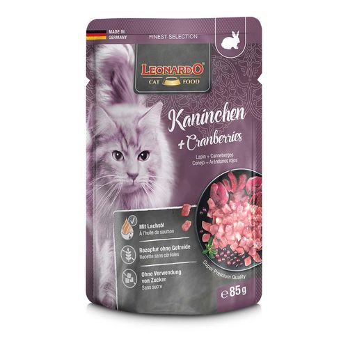 Leonardo Finest Selection Kaninchen und Cranberries 16x85g