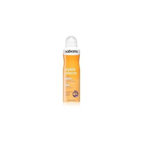 Babaria Deodorant Double Effect Antitranspirant-Spray zur Verlangsamung des Haarwachstums 200 ml