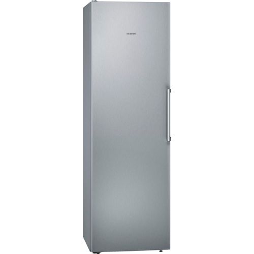 E (A bis G) SIEMENS Kühlschrank „KS36VV“ Kühlschränke Gr. Linksanschlag, silberfarben (edelstahl mit anti, fingerprint) Kühlschränke ohne Gefrierfach