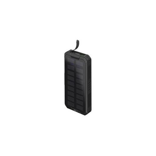 Outdoor Schnelllade-Powerbank mit Solar 20.000 mAh (USB-CTM PD, QC 3.0)