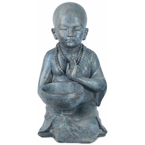 Buddha -Figurenfiguren Buddha Buddhas Gray 18x20x34cm 12074 – Gris – Signes Grimalt