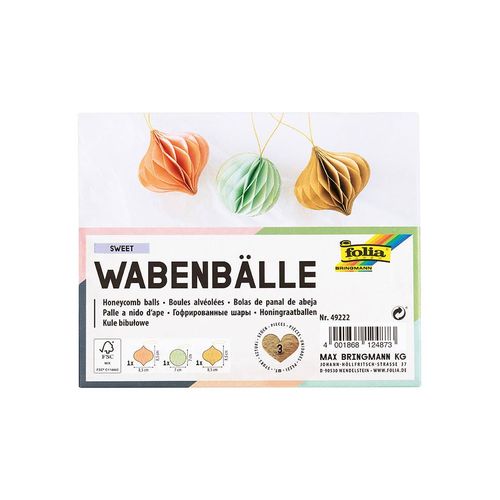 Folia 3er-Set: Wabenbälle 