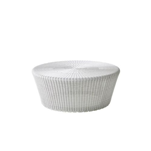 Cane-Line Kingston Loungehocker groß White Grey /Cane-Line Weave