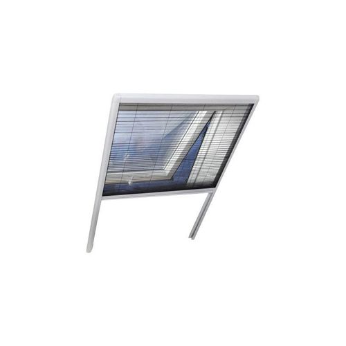 Insektenschutz Dachfenster Plissee 110x160cm weiß