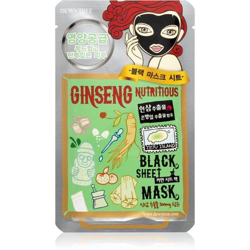 Dewytree Black Mask Ginseng voedende sheet mask 30 g