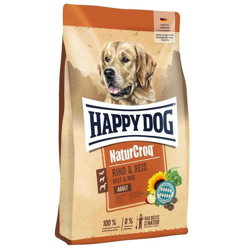 Happy Dog NaturCroq Rind und Reis 1kg Hundefutter ausgewogen und hochverdaulich