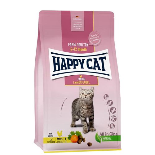 Happy Cat Young Junior Land Geflügel 4kg Katzenfutter
