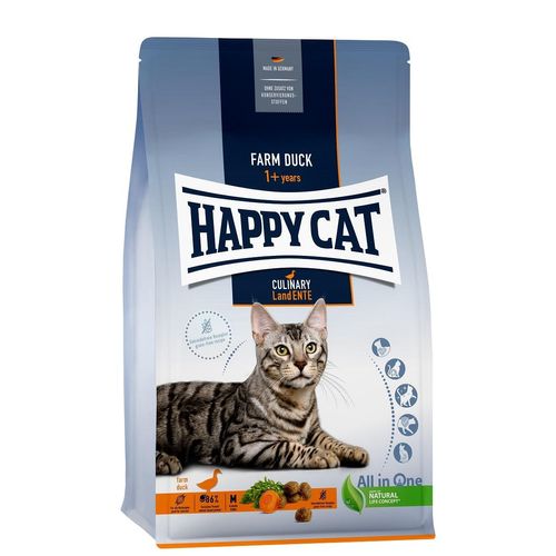 Happy Cat Culinary Adult Land Ente 1,3kg Katzenfutter