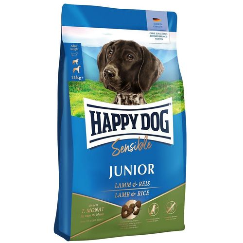 Happy Dog Sensible Junior Lamm & Reis 10kg Hundefutter