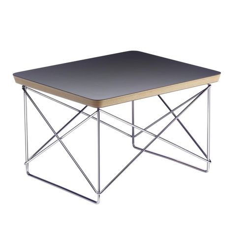 Vitra - Eames Occasional Table LTR, HPL schwarz / Chrom