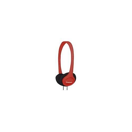 Koss KPH7 – Kopfhörer – On-Ear – kabelgebunden – 3,5 mm Stecker – Rot