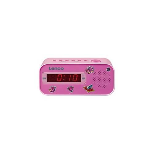 Lenco CR-205 - Radiouhr - 0.5 Watt - pink