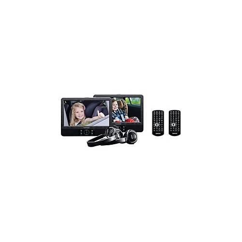 Lenco DVP-939 - Zwei LCD-Monitore / DVD-Player - Anzeige - 22.9 cm (9