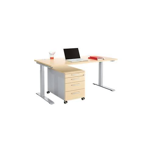 Schäfer Shop Genius Büromöbelset 2-tlg. MODENA FLEX, höhenverstellbar, Breite 1600 mm