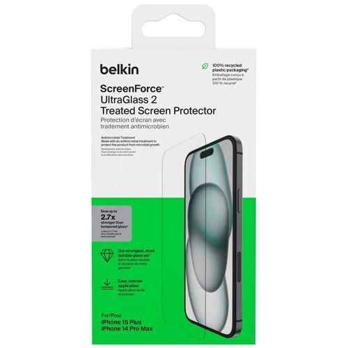 Belkin Screenforce UltraGlass2 antiba.iPhone 16/15Plus/14ProMax