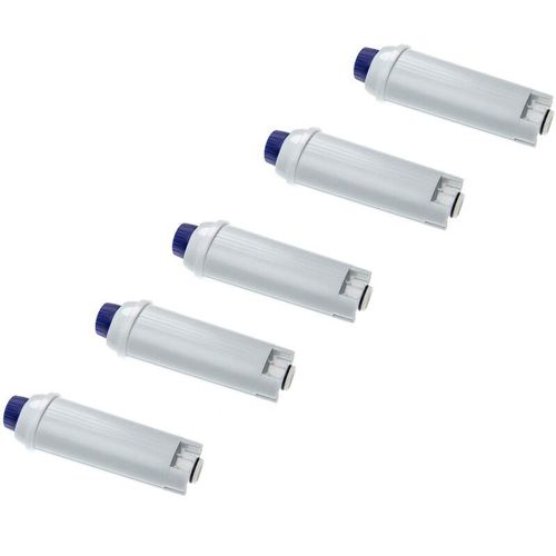 5x Wasserfilter Filter kompatibel mit DeLonghi s ecam 21.110.BSB Kaffeevollautomat, Espressomaschine, Blau, Weiß – Vhbw
