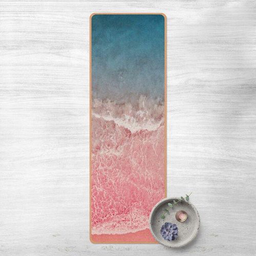 Micasia – Yogamatte – Ozean in Pink Größe HxB: 61cm x 183cm