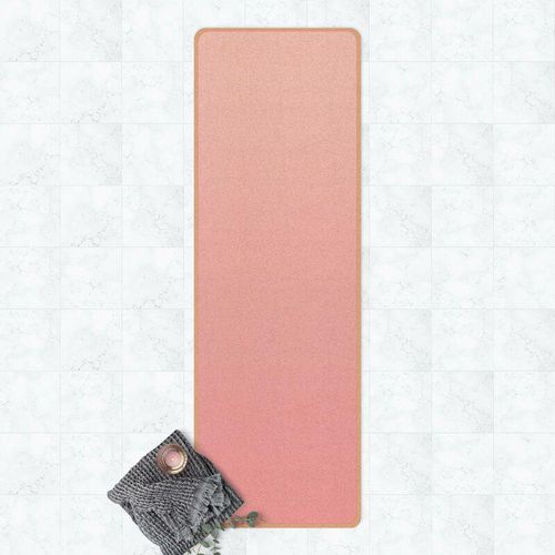 Micasia – Yogamatte – Farbverlauf Rosa Größe HxB: 61cm x 183cm