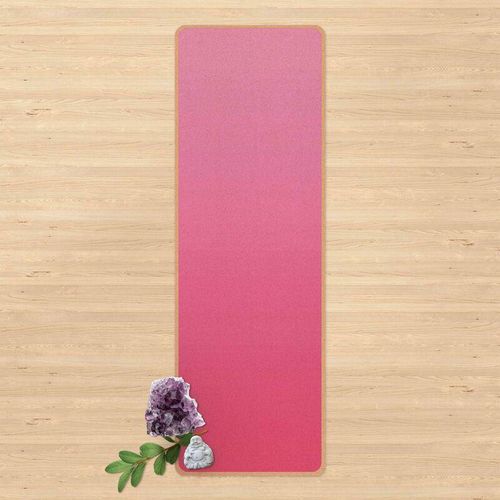 Micasia – Yogamatte – Farbverlauf Pink Größe HxB: 61cm x 183cm