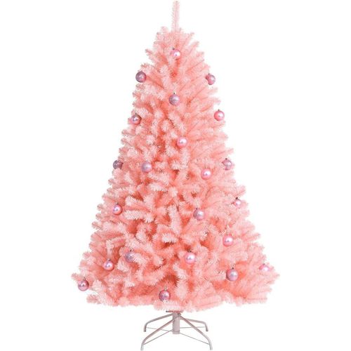 180cm Künstlicher Weihnachtsbaum rosa