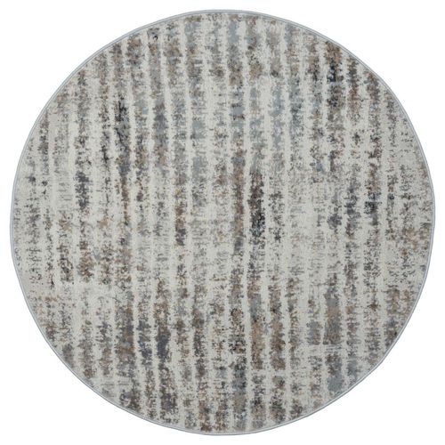 Teppich Mystique , 120cm x 120cm, Farbe Beige, rund, Florhöhe 8mm