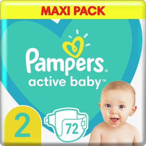 Pampers Active Baby Size 2 wegwerpluiers 4-8 kg 72 st
