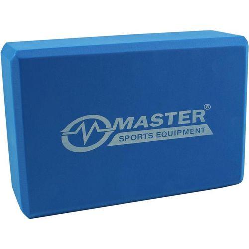 Master Sport Master Yoga yogablok kleur Blue (23 × 15 × 7,5 cm) 1 st