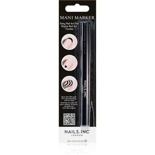 Nails Inc. Mani Marker Decoratieve nagellak in Applicatie Stift Tint Black 3 ml